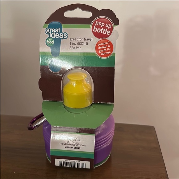 Collapsible Foldable Travel Water Bottle 18oz - Picture 2 of 2